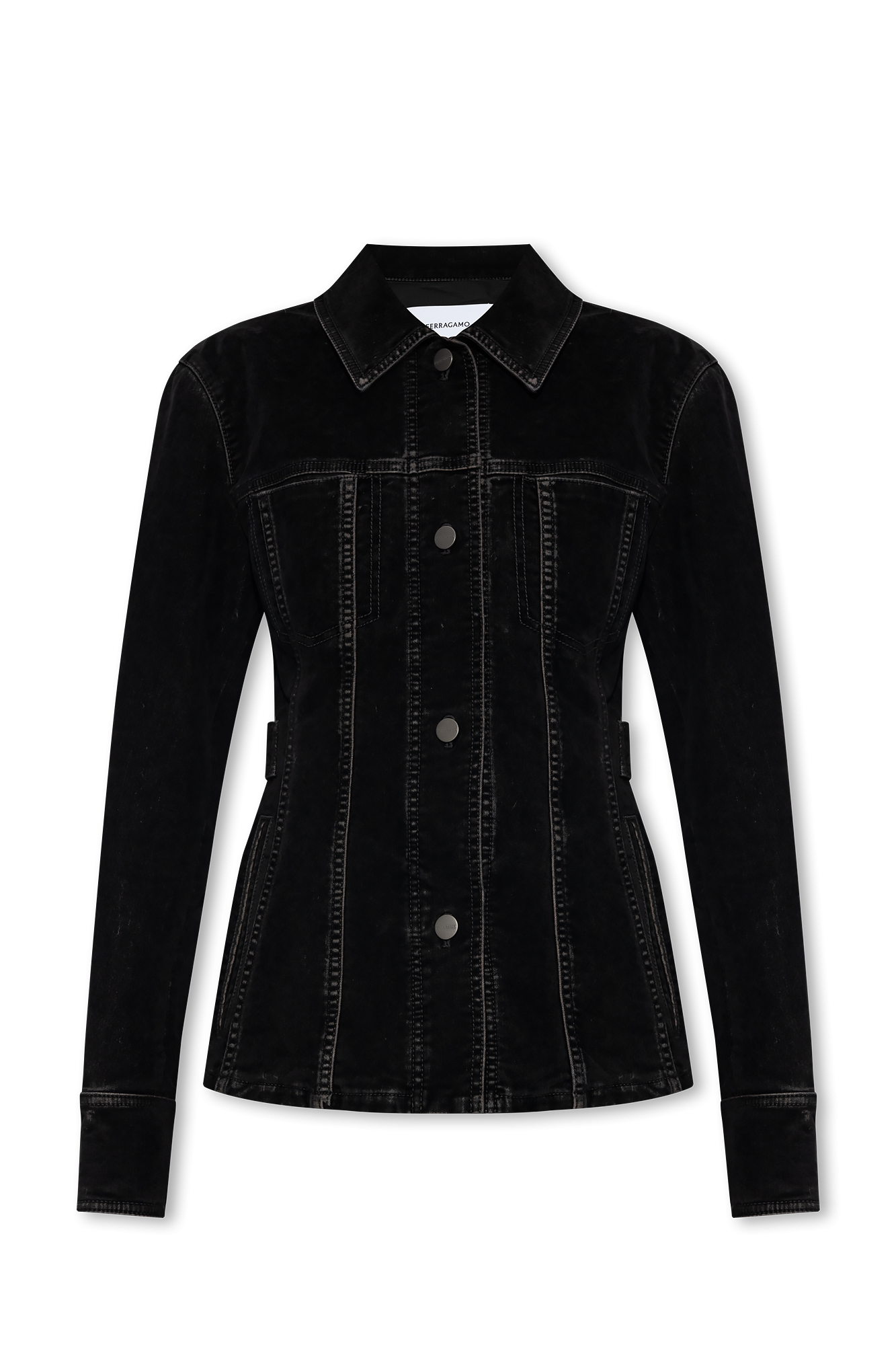 SchaferandweinerShops | FERRAGAMO Velvet jacket | Bleached